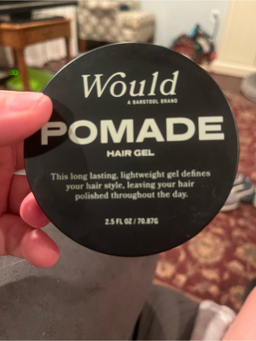 Pomade Hair Gel - Black